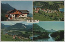 Cresuz - Le Vieux Chalet, Vallee De La Jogne Et Lac De Montsalvens - Crésuz