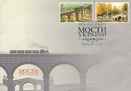 UCRAINA/UKRAINE/  UKRAINA -EUROPA 2018 -"PUENTES.- BRIDGES - BRÜCKEN - PONTS" - FDC  De  La  SERIE - 2018