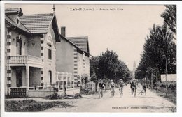 Cpa Labrit Avenue De La Gare - Labrit