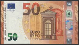 50 EURO ITALIA  SA  S014 H5 LAST POSITION  Ch. "26"  - DRAGHI   UNC - 50 Euro