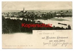 Crossen A.O. 1900, Stadtseite - Nach Forst - Neumark