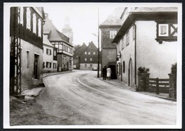 Delcampe - C1073 - Foto Geising Rathaus Sparkasse - Geising