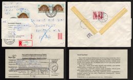 In Memoriam Holocaust - 1994 REGISTERED Label FDC Letter Cover Delivery Receipt Form + Order Ticket JUDAICA Brandenburg - Jewish