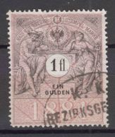 Austria, Austrohungarian Empire, Very Nice Revenue Stamp, 1 Gulden - Gebraucht