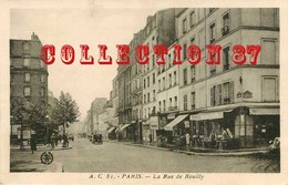 OF < 75012 ☺♦♦ PARIS N° A.C. 81 - RARE < RUE De REUILLY Dans Les Années 1930 CAFE TABAC - EDITION L'ABEILLE - District 12