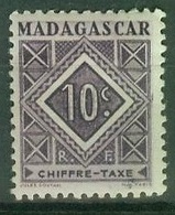 FC MAD07 - Madagascar YT N° Taxe 31 Neuf * - Timbres-taxe