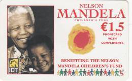 GREECE - Nelson Mandela, IDT Promotion Prepaid Card, Exp Date 11/06, Used - Greece