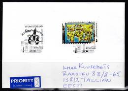 Finnland 2018. Brief Finnland- Estland. - Cartas & Documentos