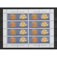 74783) 1995 GRECIA EUROPA 1 MINIFOGLIO DA 8 COPPIE -MNH** - Blocks & Sheetlets