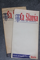 Ensemble De Facturettes Et Carnet De Garçon De Café "Bière La Slavia" à  CHÂLONS-sur-MARNE - Fatture