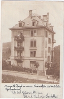 ZÜRICH Schweiz Mehrfamilien Villa Belebt Original Private Fotokarte 24.VII. 1902 Gelaufen - Laufen-Uhwiesen 
