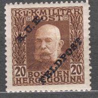 Austria Feldpost 1915 Mi#8 Mint Hinged - Ungebraucht