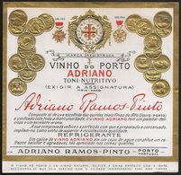 Portugal Port Wine Label - Adriano Ramos Pinto - Vinho Do Porto - Adriano - Douro - Etiquette De Vin Porto - Colecciones & Series