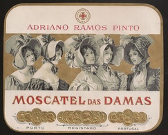 Portugal Port Wine Label - Adriano Ramos Pinto - Vinho Do Porto - Moscatel Das Damas - Etiquette De Vin Porto - Colecciones & Series