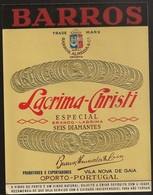 Portugal Port Wine Label - Barros, Almeida & Cº - Vinho Do Porto - Lacrima Christi - Etiquette De Vin Porto - Colecciones & Series