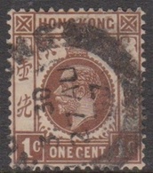 Hong Kong Scott 109 1912 King George V Definitive 1c Brown, Used - Usati