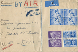 1948 - Large Cover 225 X 150 Mm BY AIR Mail From Hadley,Essex - Superb  Franking To France - Verano 1948: Londres