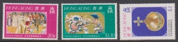 Hong Kong Scott 335-337 1977 Silver Jubilee, Mint Never Hinged - Unused Stamps