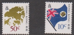 Hong Kong Scott 509-510 1987 Coil Stamps, Mint Never Hinged - Unused Stamps