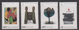 Hong Kong Scott 542-545 1989 Modern Art, Mint Never Hinged - Unused Stamps