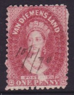 Tasmania 1865 P. 12 SG 69 Used - Used Stamps