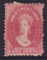 Tasmania 1865 SG 70 Mint No Gum - Neufs