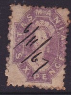 Tasmania 1864 P.10 SG 67 Used - Used Stamps