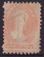 Tasmania 1864 P.10 SG 58 Mint No Gum - Mint Stamps