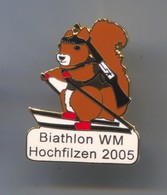 BIATHLON - World Cup,Hochfilzen Austria, Enamel Pin, Badge, Abzeichen - Biathlon