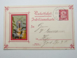 1898 , Stadtpost Berlin , Sonderkarte Mit Pergaminbild ( Völlig Unbeschädigt) , Recht Selten - Postes Privées & Locales