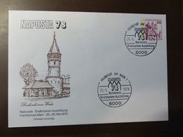 Privatganzsache Burgen NAPOSTA 1978   #cover4624 - Enveloppes Privées - Oblitérées