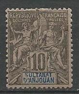 ANJOUAN  TYPE GROUPE N° 5 NEUF*   CHARNIERE   / MH - Unused Stamps