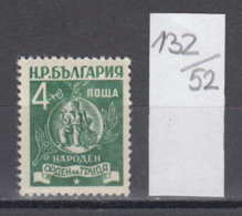 52K132 / 850 Bulgaria 1952 Michel Nr. 809 - Orden Der Arbeit, Vorderseite , Orden Der Arbeit. , Order Of Labor , - Münzen