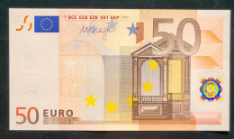 Europe CYPRUS CIPRO 50 Euro 2002, G-serie UNC, DRAGHI Sign, Printer R051 - 50 Euro