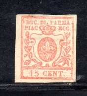 160B - PARMA , 15 Centesimi N. 9 *. Firma BOLAFFI - Parma