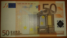 Europe ESTONIA 50 Euro 2002 D-serie UNC, DRAGHI Sign, Printer R051 - 50 Euro