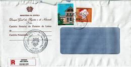 Portugal 1995 , Açores , Azores , Furnas , Chatet Ernesto Do Canto  , Registration Label Arroios 1000 Lisboa - Lettres & Documents