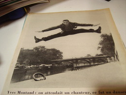 PHOTO YVES MONTAND 1953 - Zonder Classificatie