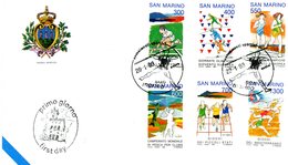 °°° Francobolli N. 1374 - San Marino F.d.c. Avvenimenti Sportivi °°° - Essais & Réimpressions