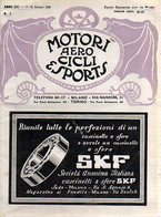 MOTORI AEROCICLI & SPORTS #1 (Anno XIII - 7-14 Gen. 1920) Plenty Of Pictures - Very Rare In Very Good Condition - Engines