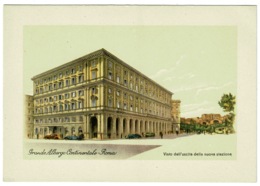 Ref 1255 - Postcard - Grand Albergo Continentale Rome - Italy - Bar, Alberghi & Ristoranti