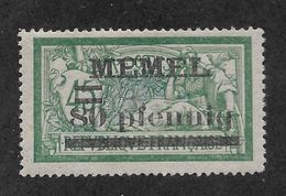 Memel 1920, 80pf On 45c,Scott # 25,VF MLH*OG, STOCK IMAGE! ASK! - Nuevos