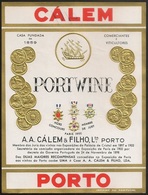 Portugal Port Wine Label - A. A. Cálem & Filho, Lda - Vinho Do Porto - Calém Portwine  - Etiquette De Vin - Collections, Lots & Séries