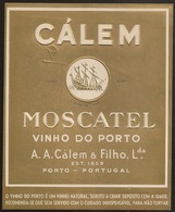 Portugal Port Wine Label - A. A. Cálem & Filho, Lda - Vinho Do Porto - Moscatel - Etiquette De Vin - Collections, Lots & Séries