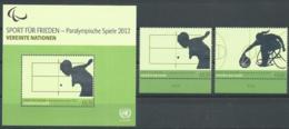 NU 2012 - Bureau De Vienne - Le Sport Pour La Paix. Jeux Paralympiques D'été à Londres - Unused Stamps