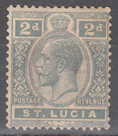 ST LUCIA   SCOTT NO. 80     USED    YEAR   1921    WMK 4 - Ste Lucie (...-1978)