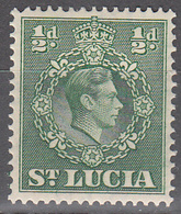 ST LUCIA   SCOTT NO. 110    MINT HINGED    YEAR   1938 - Ste Lucie (...-1978)