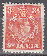 ST LUCIA   SCOTT NO. 117    MINT HINGED    YEAR   1938 - Ste Lucie (...-1978)