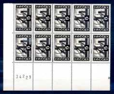 Z45758)Saar 328 ER-10er-Block Mit Bogenzähler** - Unused Stamps