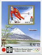 AJMAN - Ski Alpin - Winter 1972: Sapporo